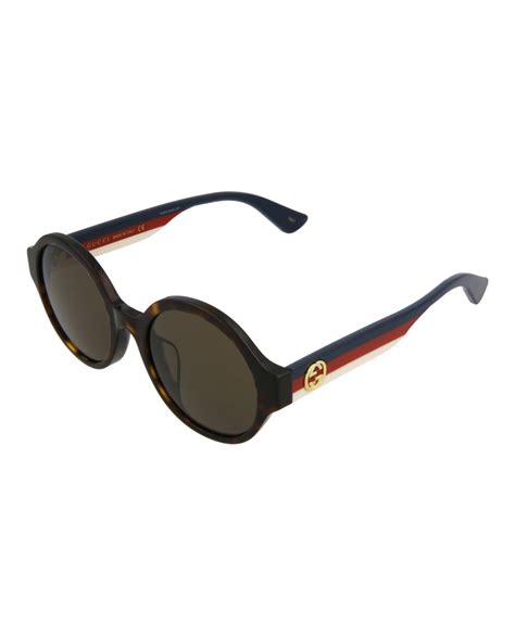 gucci tortoise semi rimlss sunglasses|gucci round tortoise sunglasses.